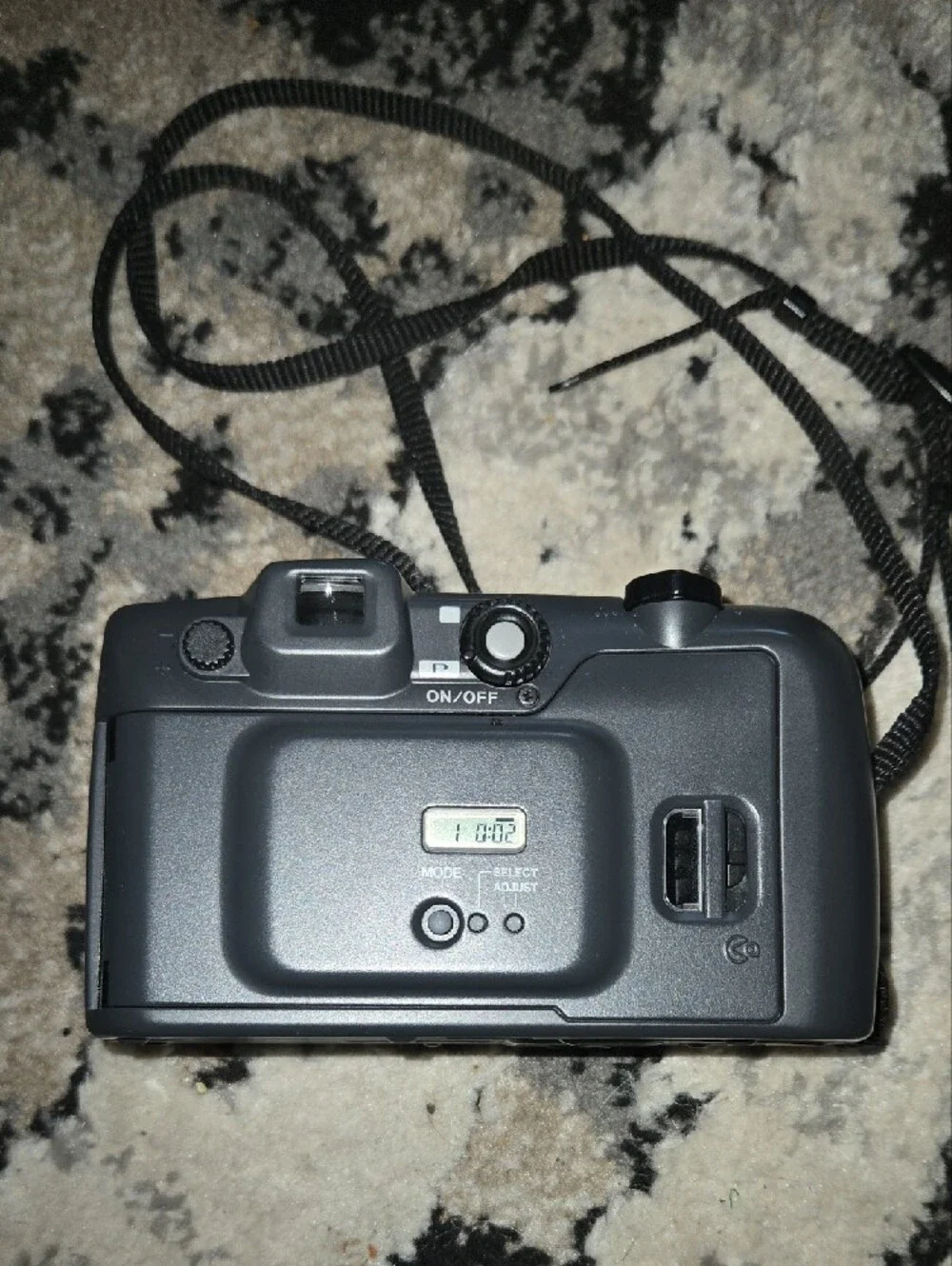 Pentax Black Point-and-Shoot Film Camera with Zoom Lens